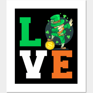 Lucky Leprechaun Clover Love Patty Parade Posters and Art